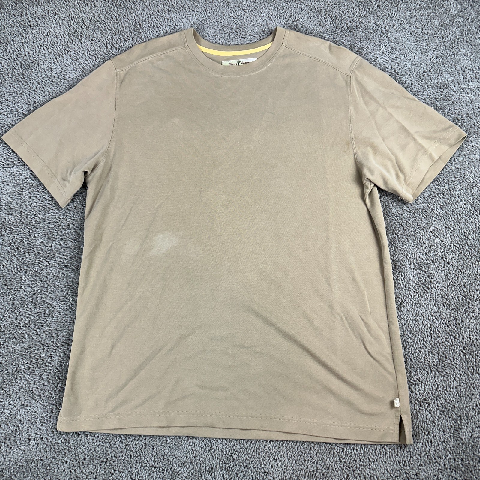 Tommy Bahama Shirt Mens Medium Brown Lyocell Blend Casual Short Sleeve gallery