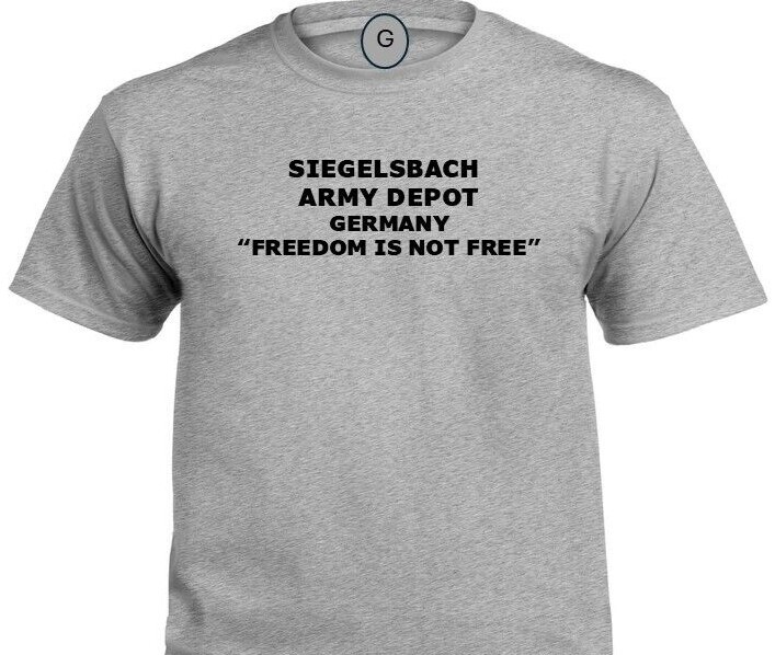 TAUKKUNEN BARRACKS *WORMS-GERMANY* FREEDOM* INDIVIDUAL BASE PT SHIRT gallery