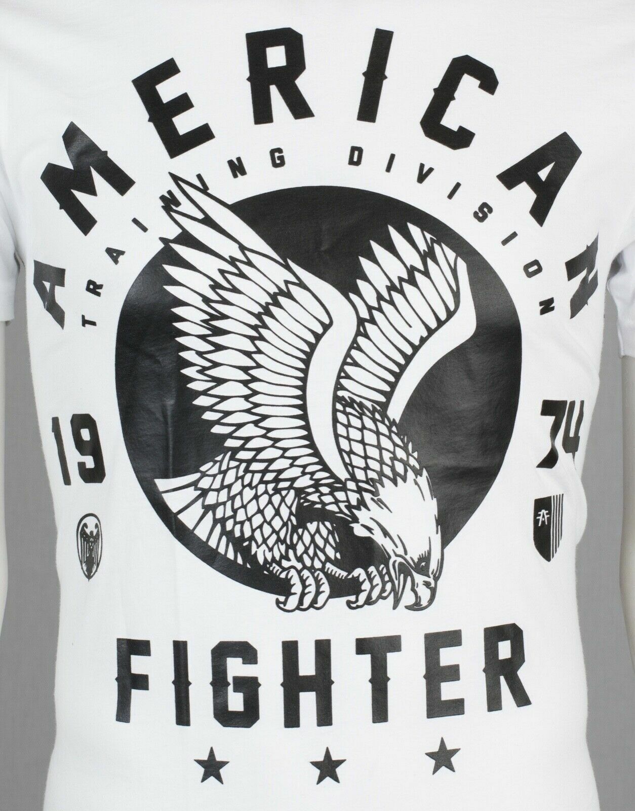 AMERICAN FIGHTER Fort Hays White Athletic Mens Crewneck T-shirt S-3XL NWT gallery