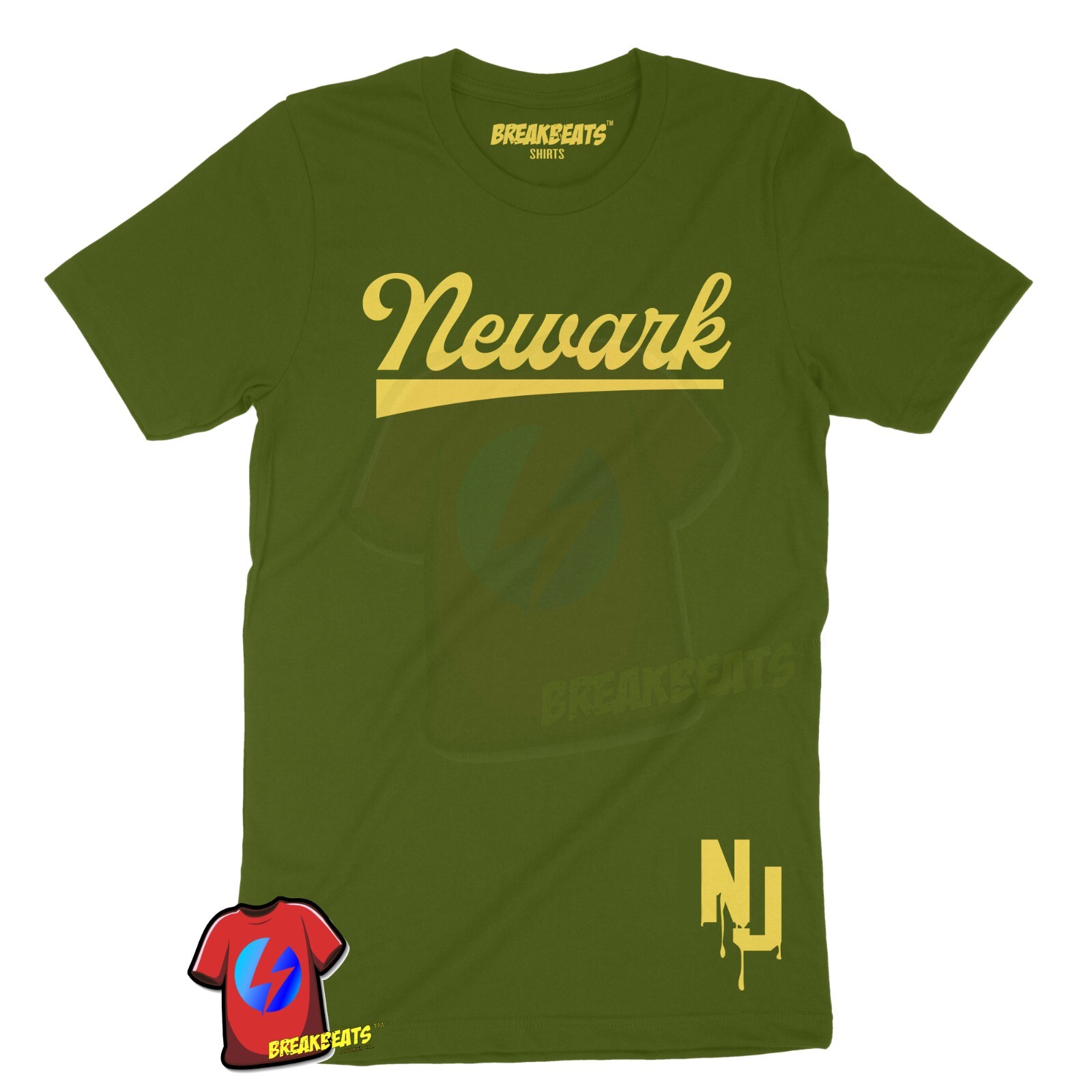 Newark NJ Brick City New Jersey Graphic Design Unisex Men's T Shirt gallery
