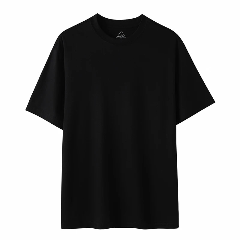 High-End Liquid Nitrogen 100% Mercerized Cotton Men'S Short-Sleeve Top Summer Ro gallery