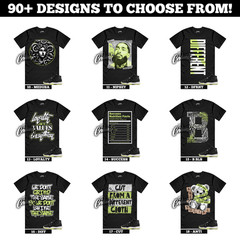 11 Inner Beast GS Barely Volt Dark Raisin White Black Luminous Green 5 T Shirt