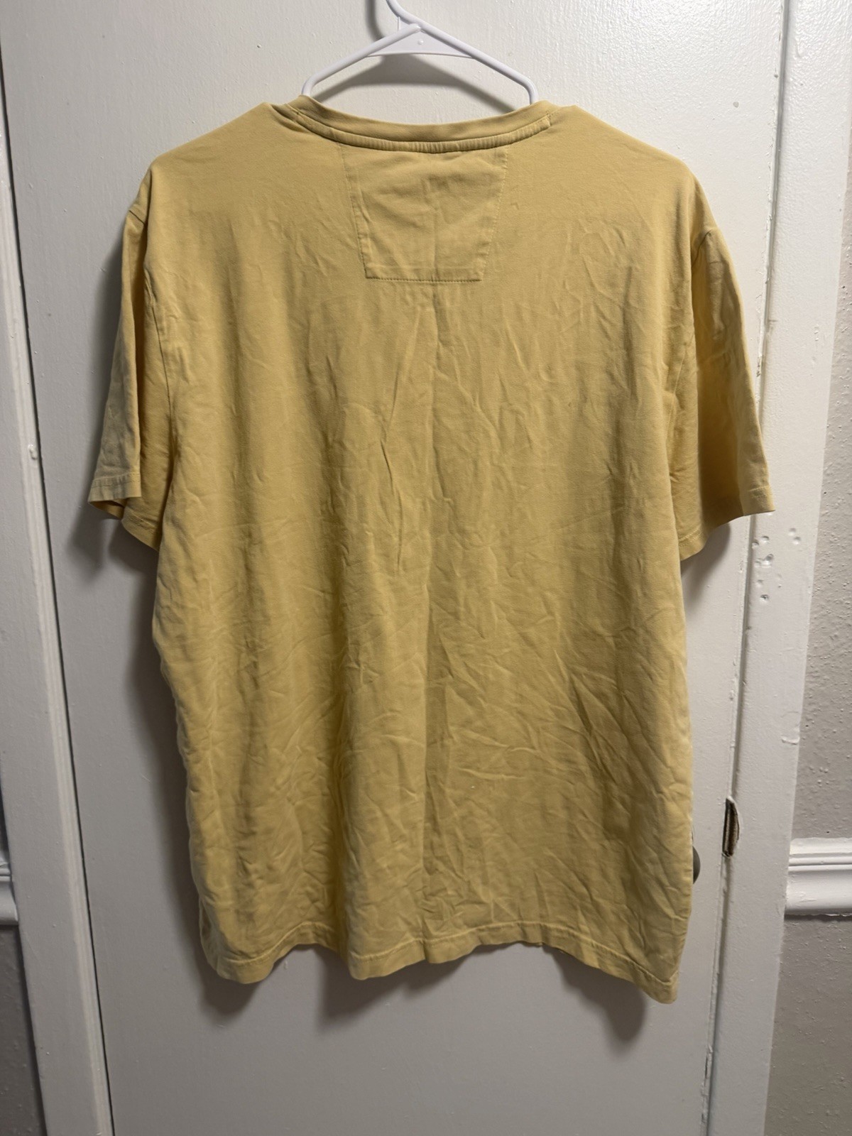 Nautica Performance Tee Yellow Men's V-Neck Short Sleeve T-Shirt XL Cotton gallery