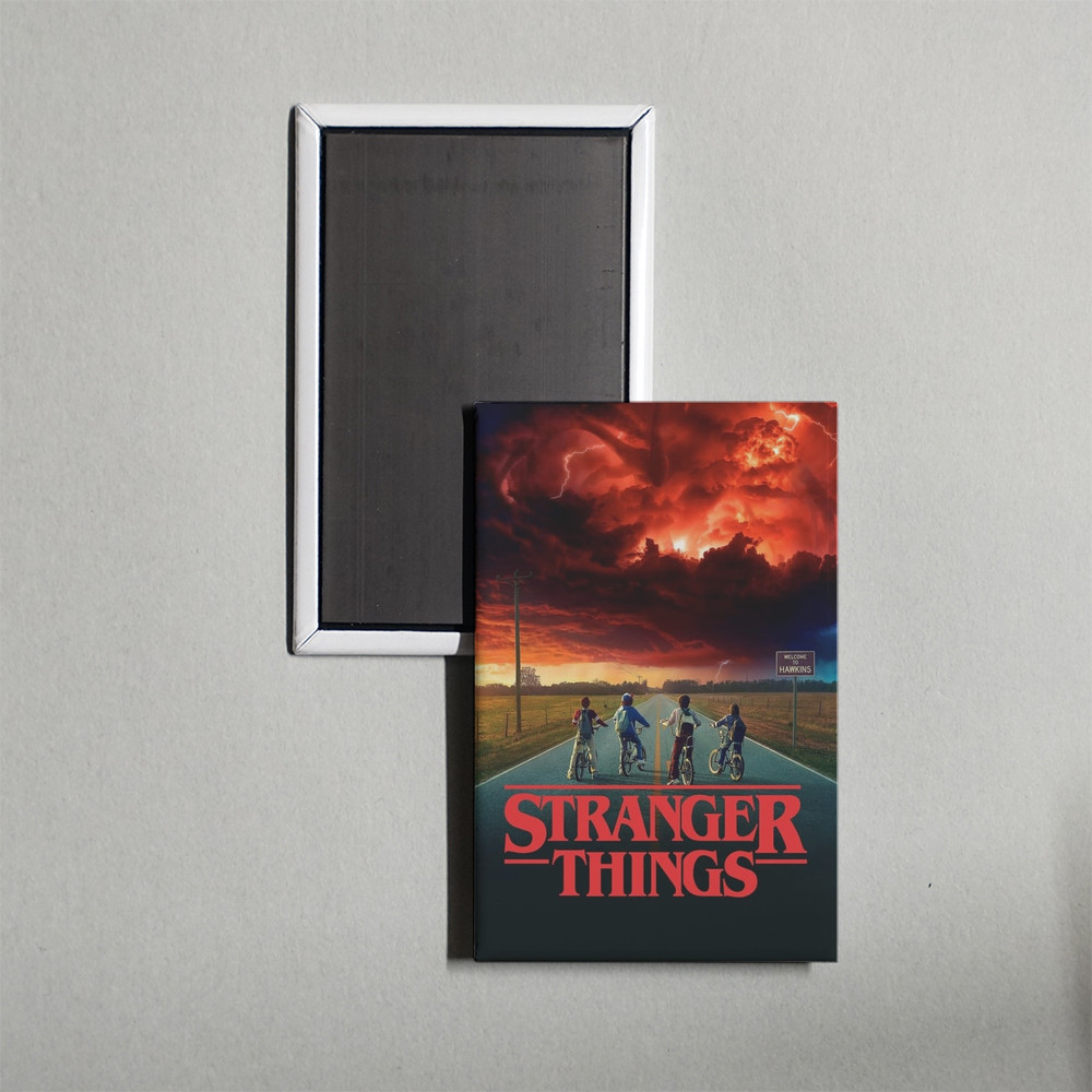 Stranger Things Mini TV Show Poster Fridge Locker Magnet