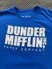 Ripple Junction The Office Dunder Mifflin Adult T Shirt Blue Large Casual Comedy gallery