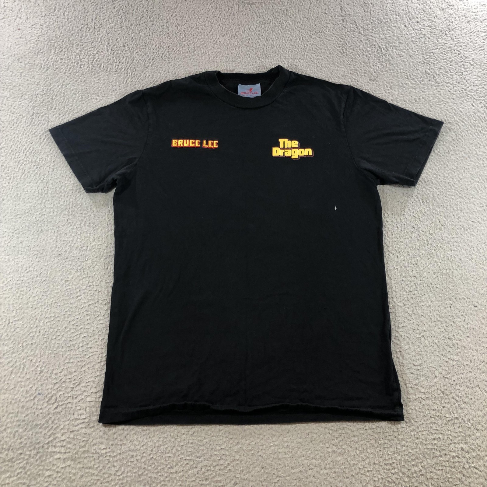 Bruce Lee Shirt Mens Medium Black The Dragon Graphic Tee Crewneck Shoe Palace