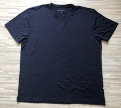7 Diamonds, Core Striped Tee Shirt, Men’s X Large, Navy Blue w/Black Stripes