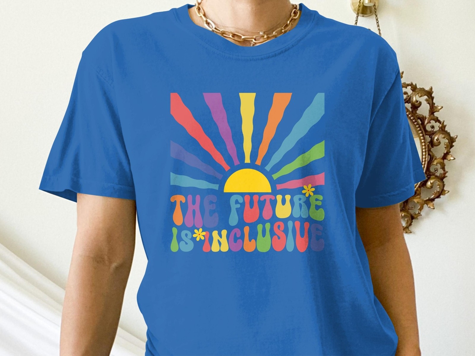 The Future Is Inclusive T-Shirt – Equality, Pride, Diversity Statement Tee gallery