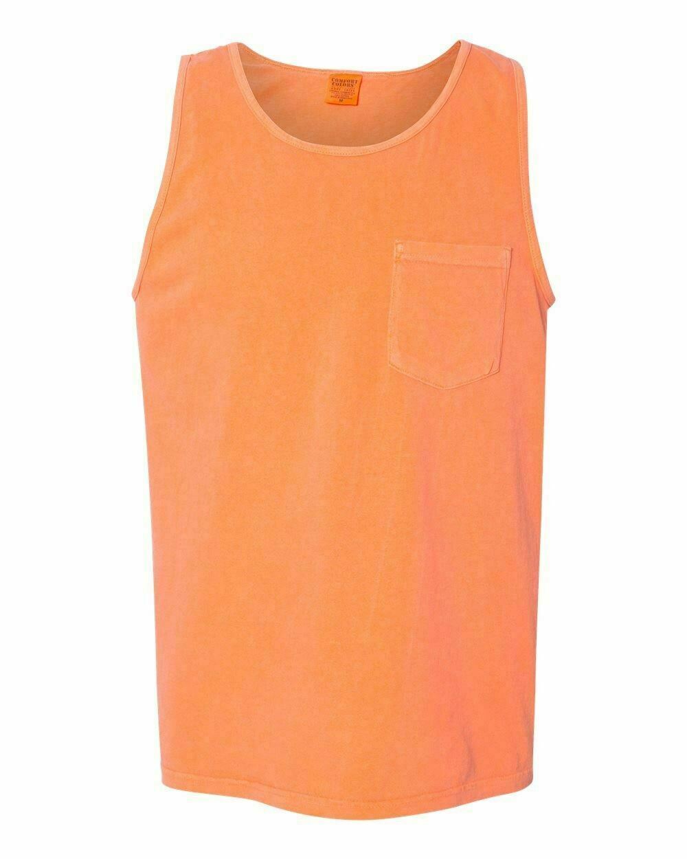Comfort Colors 9330 - 3 First Quality Pocket Tank Tops- Assorted Colors gallery