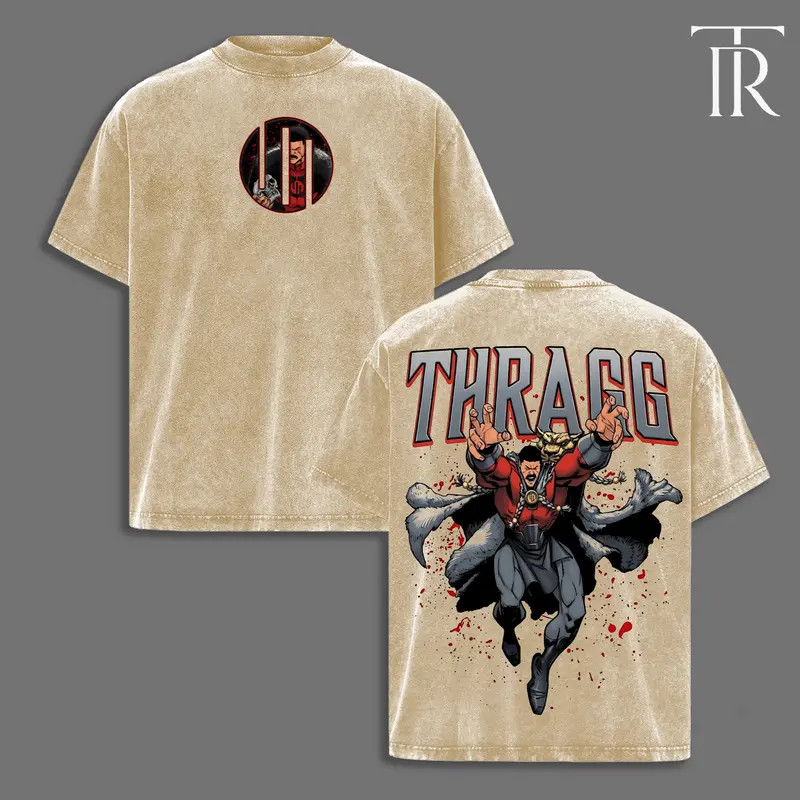 Thragg Viltrumite Shirt Vintage Superhero Graphic Tee Empire Oversized Tee gallery