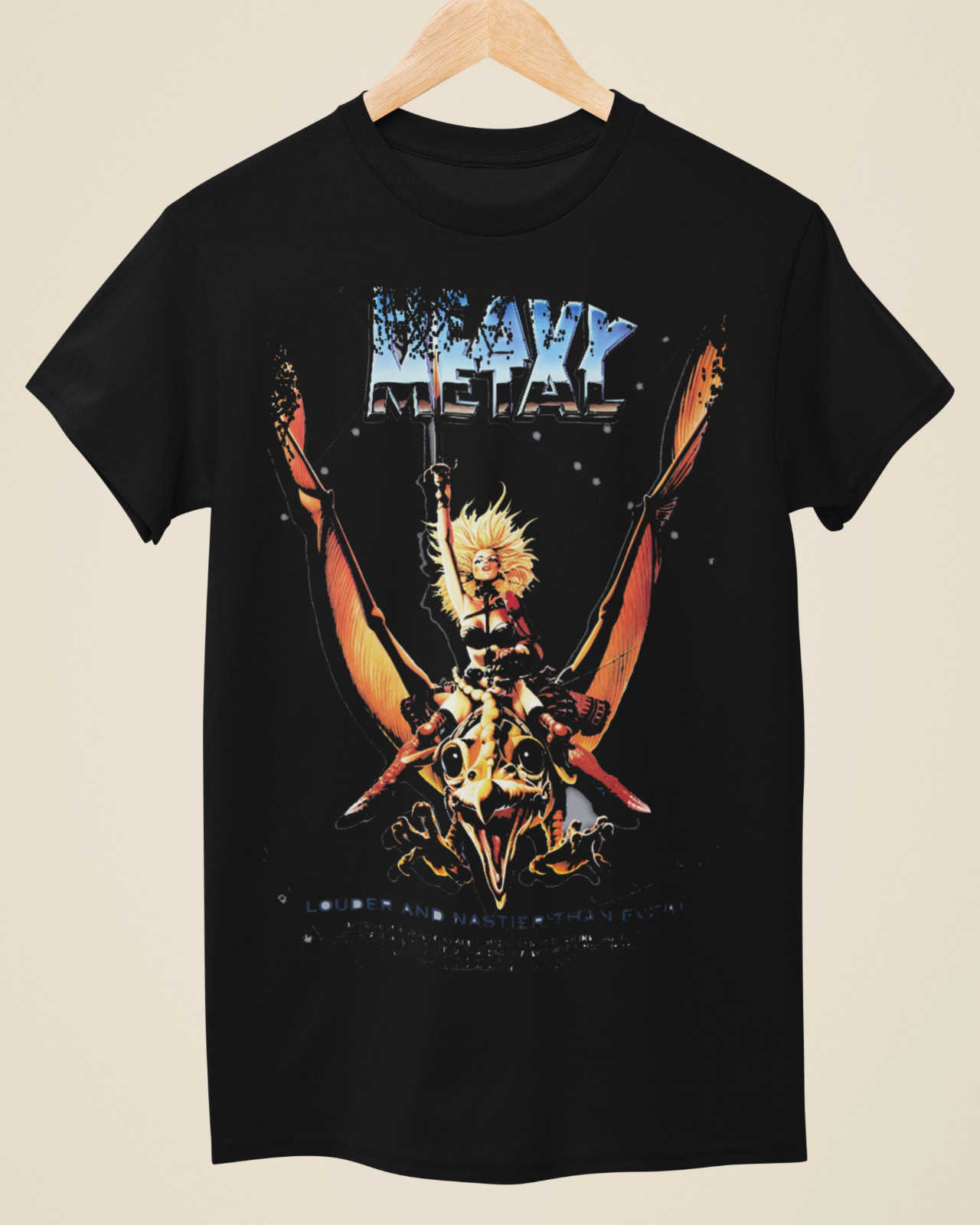 Heavy Metal – Movie Poster Inspired Unisex Black T-Shirt