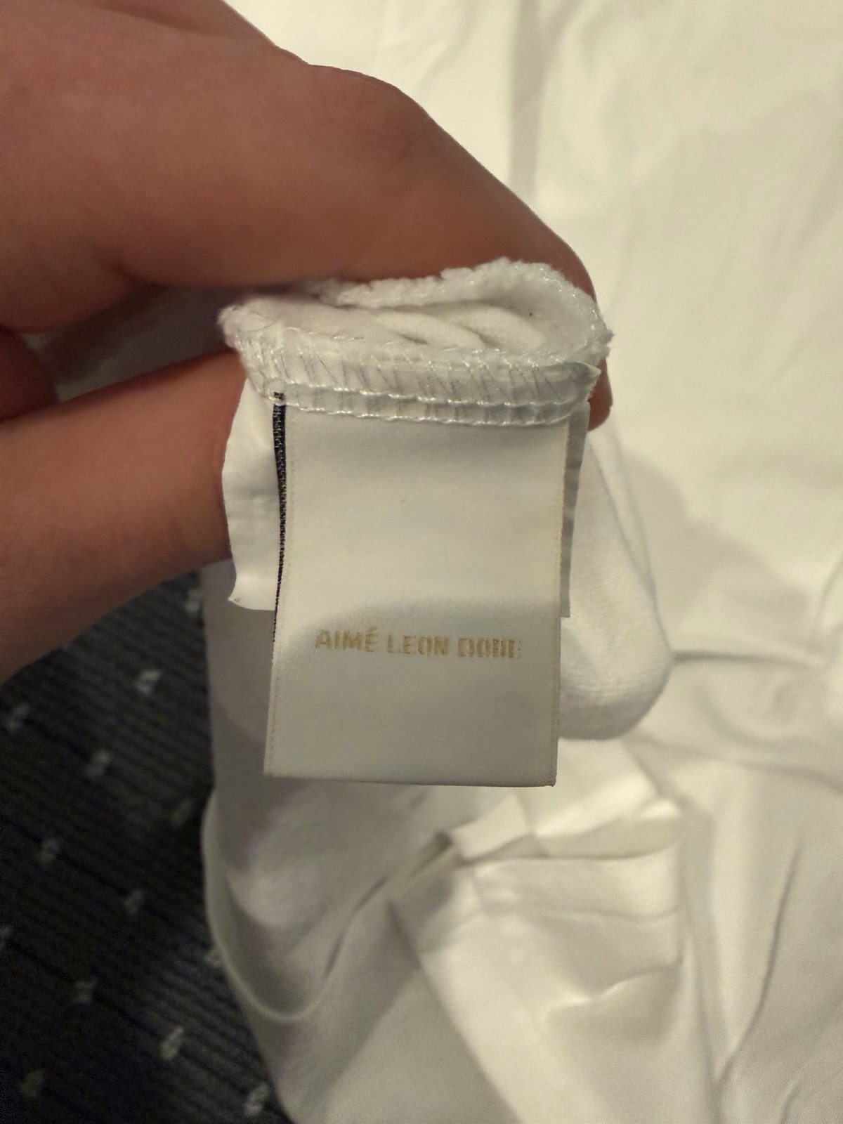Aime Leon Dore Drakes Relaxed Elegance Graphic T-Shirt White Men's Size S ALD gallery