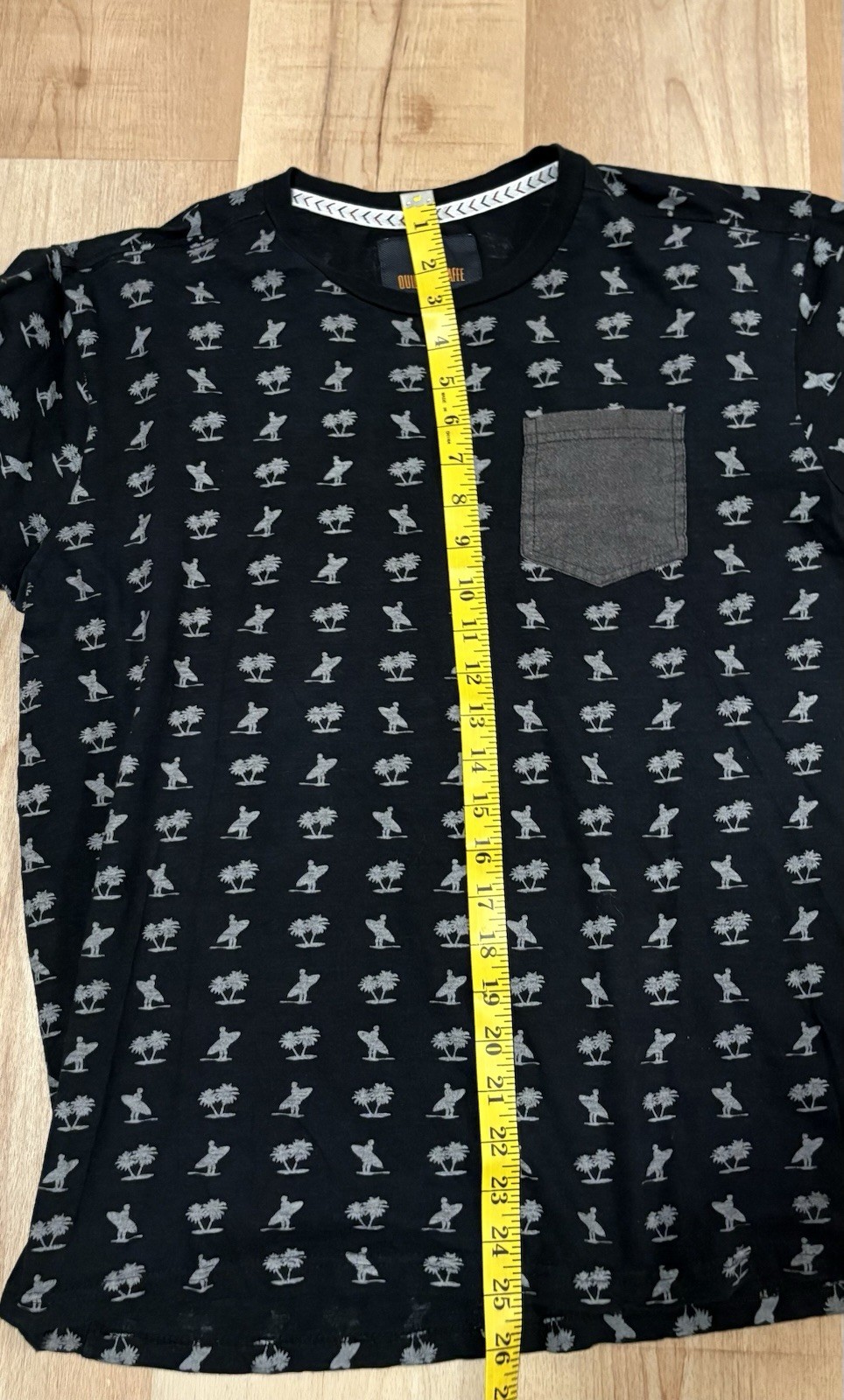 Quilted Giraffe Mens 100% Cotton Made In India Surfer Palm Tree Print XL gallery