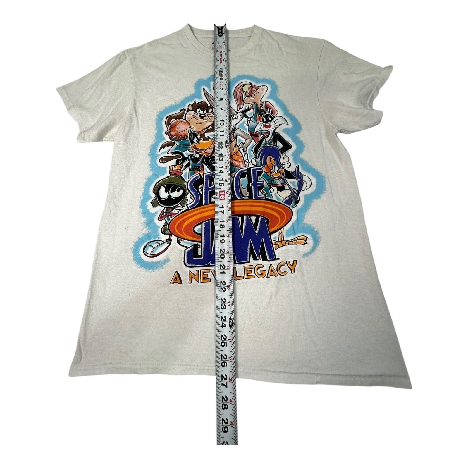 Space Jam A New Legacy T-Shirt Looney Tunes Characters Graphic Tee Medium gallery