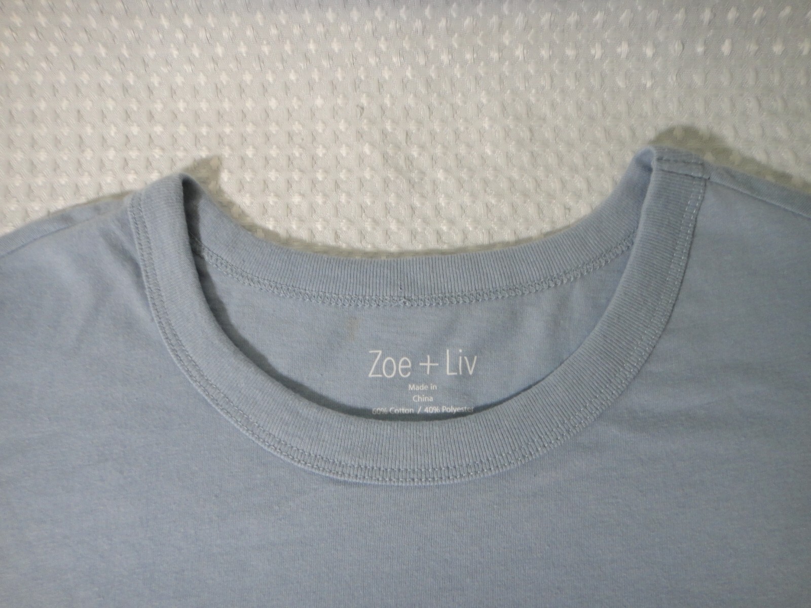 Plants I Have Enough Plants Said No One Light Blue Cotton Blend T-shirt Size S gallery