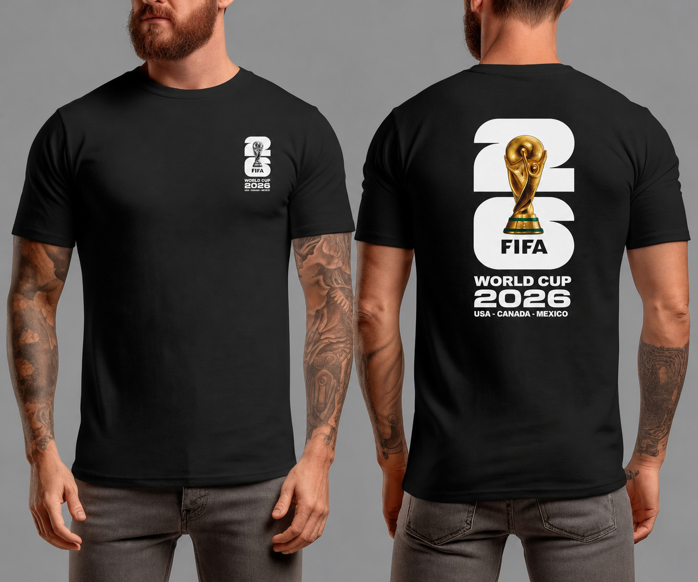 World Cup 2026 T-Shirt Football Soccer USA Worldcup Logo Tee Gildan Softstyle gallery