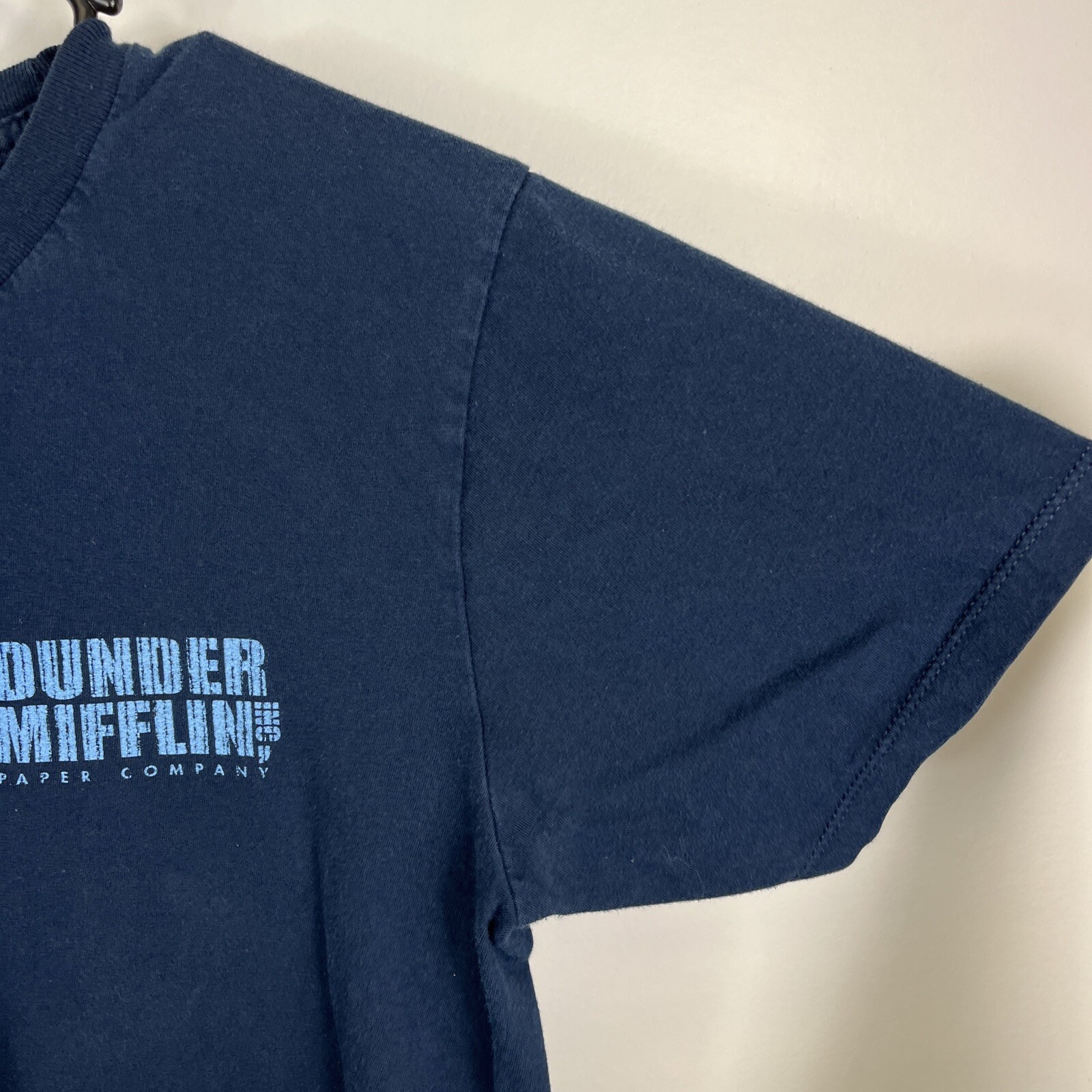 The Office Official NBC Store T-Shirt Size S Small Dunder Mifflin Blue gallery