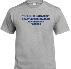 SEMPER PARATUS*COAST GUARD STATION DAUPHIN ISLAND*AL*INDIVIDUAL PT SHIRT