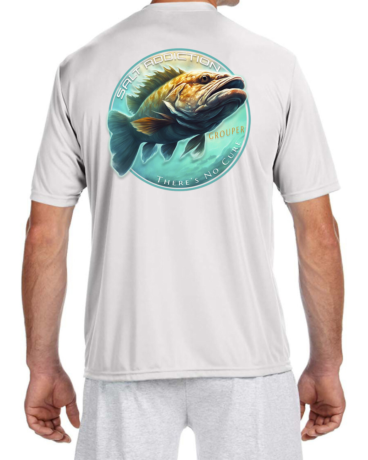 Salt Addiction t Shirt Short Sleeve MicroFiber Grouper uv 30 gallery