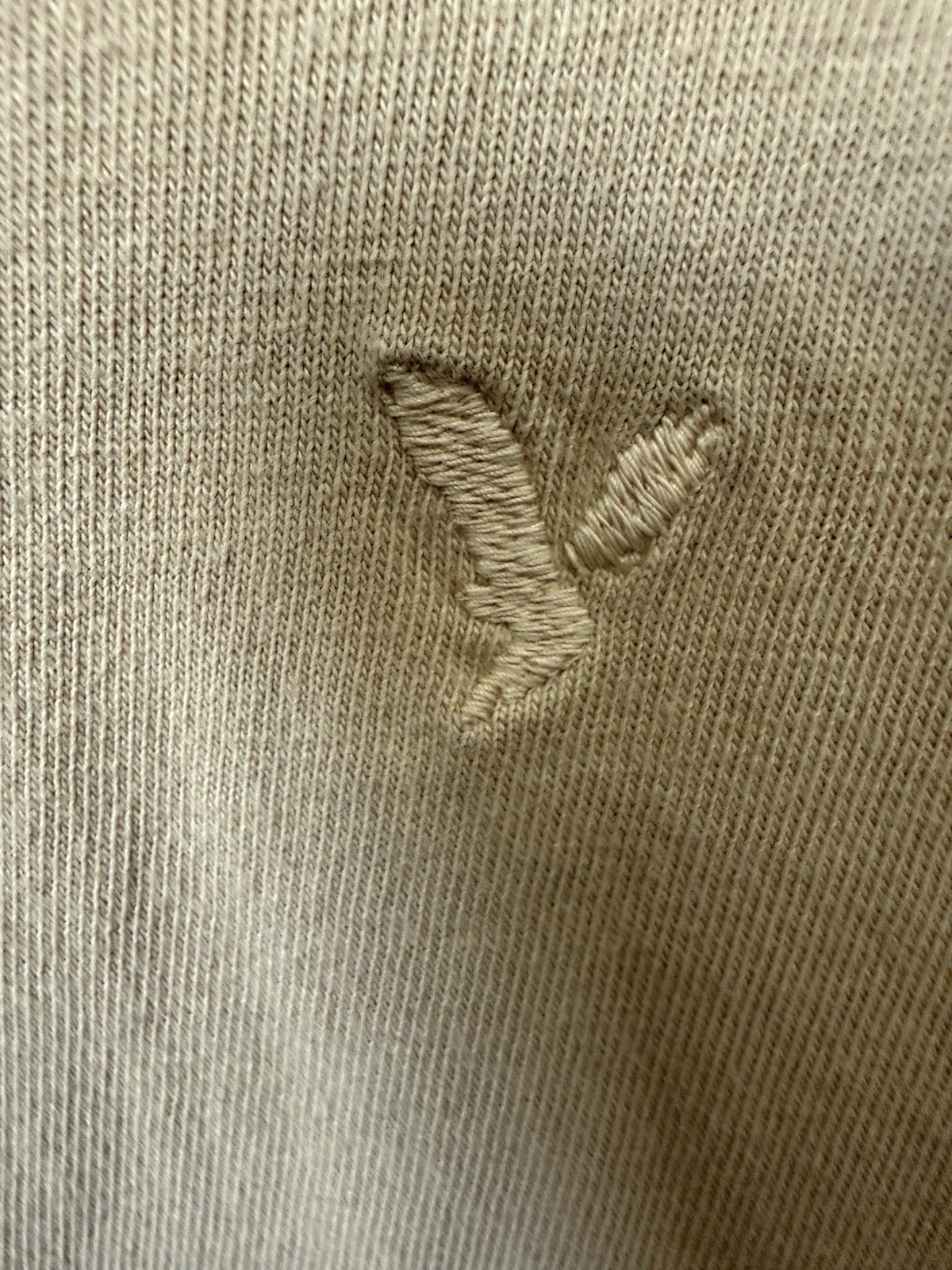 American Eagle Super Soft Standard Fit Tan T Shirt Sz Large Excellent Condition gallery