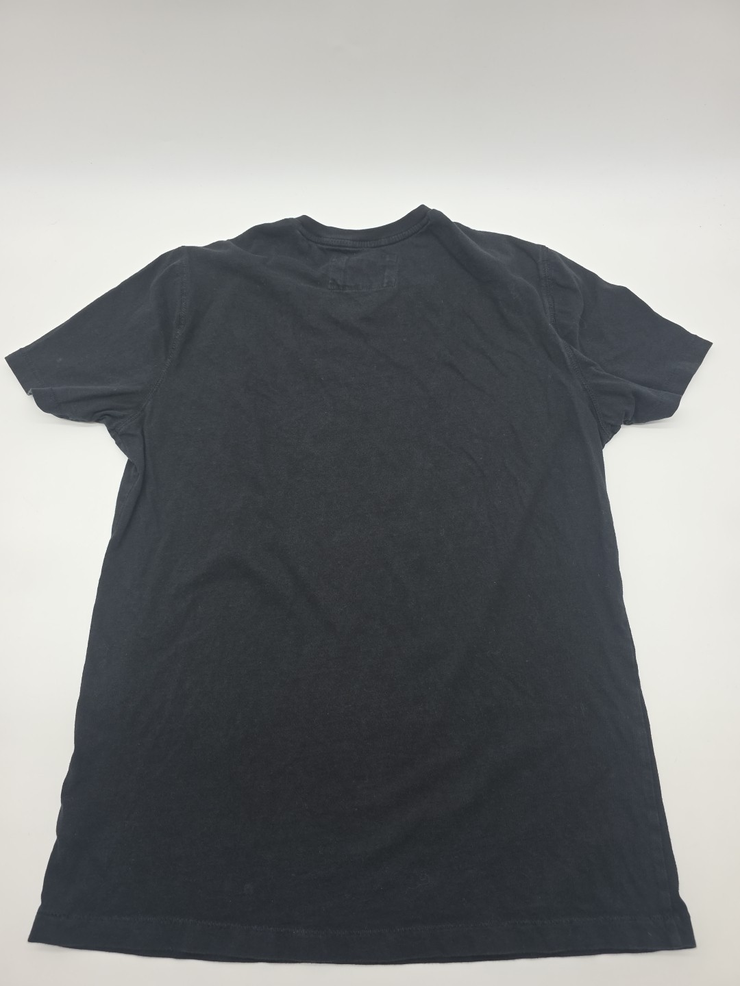 Express Jersey T-Shirt Men Small V-Neck Black Solid.#41392 gallery
