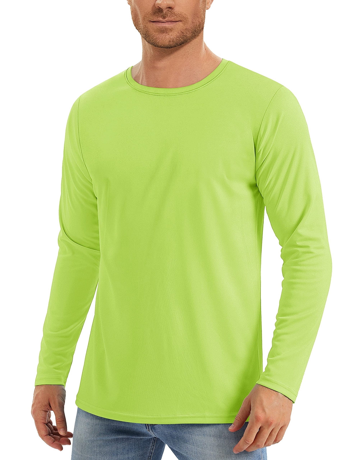 UPF50+ Men's Long Sleeve T-Shirt Skin Protection Quick Dry Performance Fishing T gallery