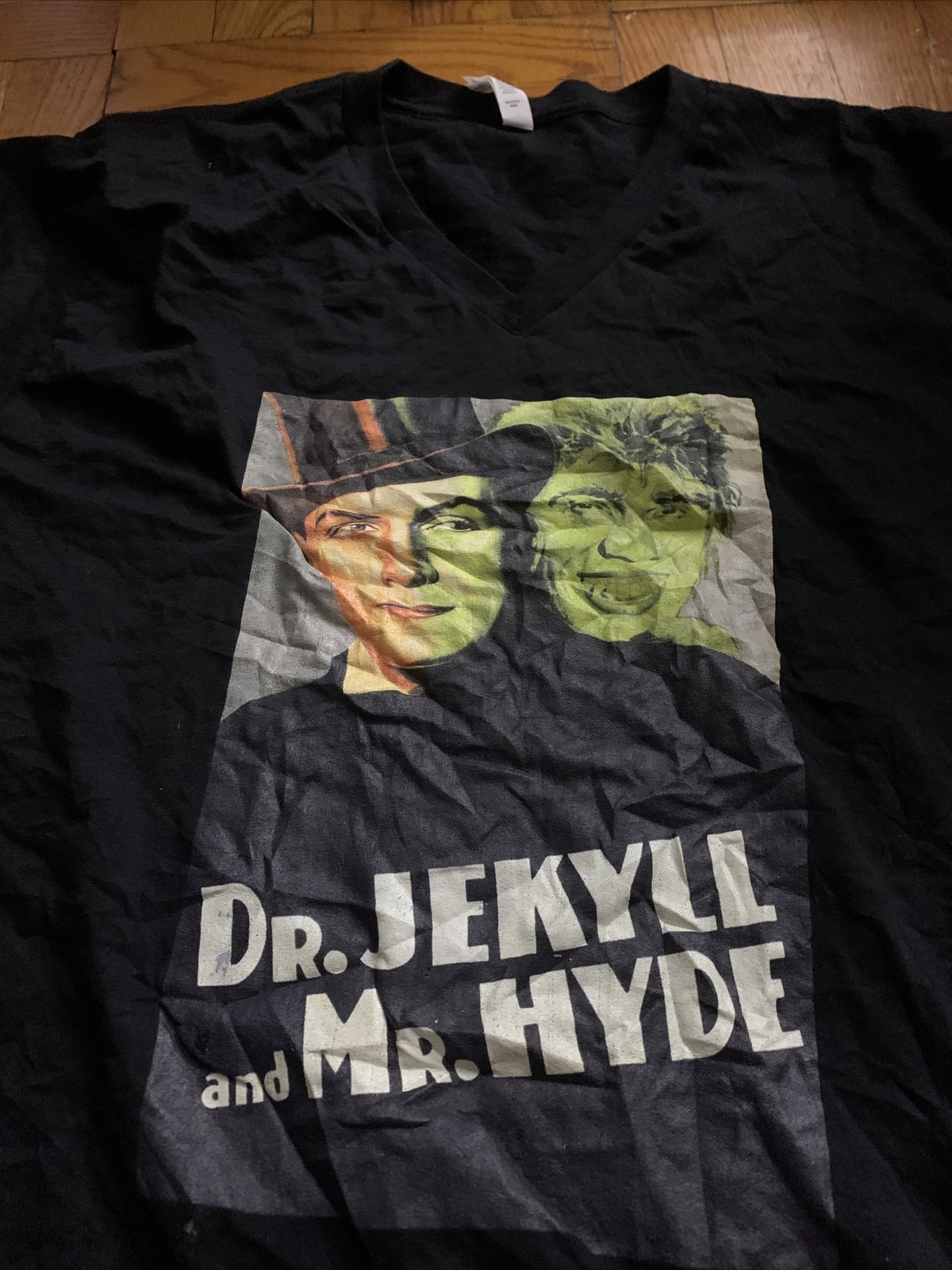 Dr Jekyll And Hyde 1931 Black T Shirt Size 2XL XXL Frederic March Horror