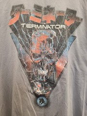 Studio Canal The Terminator Glow in Dark I’ll Be Back Mens T-Shirt Size 2X, Grey