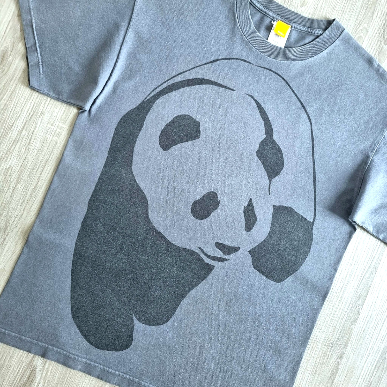 Vintage ENJOI Skateboards Shirt L Skate Big Panda Cartoon Almost Jacuzzi April gallery
