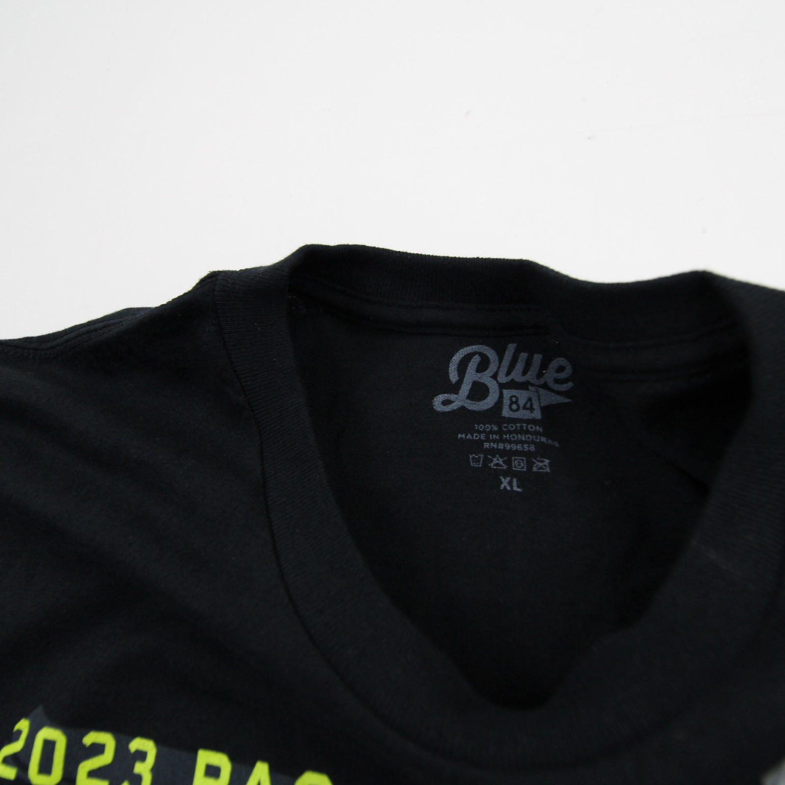 Blue 84 Short Sleeve Shirt Men's Black New with Tags L gallery
