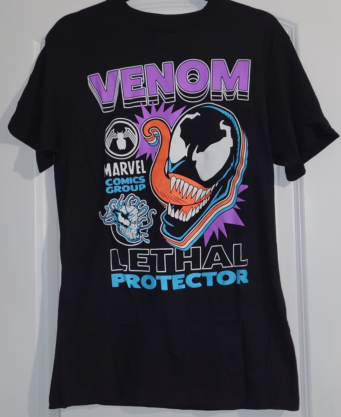 Marvel Comics Venom Lethal Protector Mens Black T Shirt Size M NWT gallery