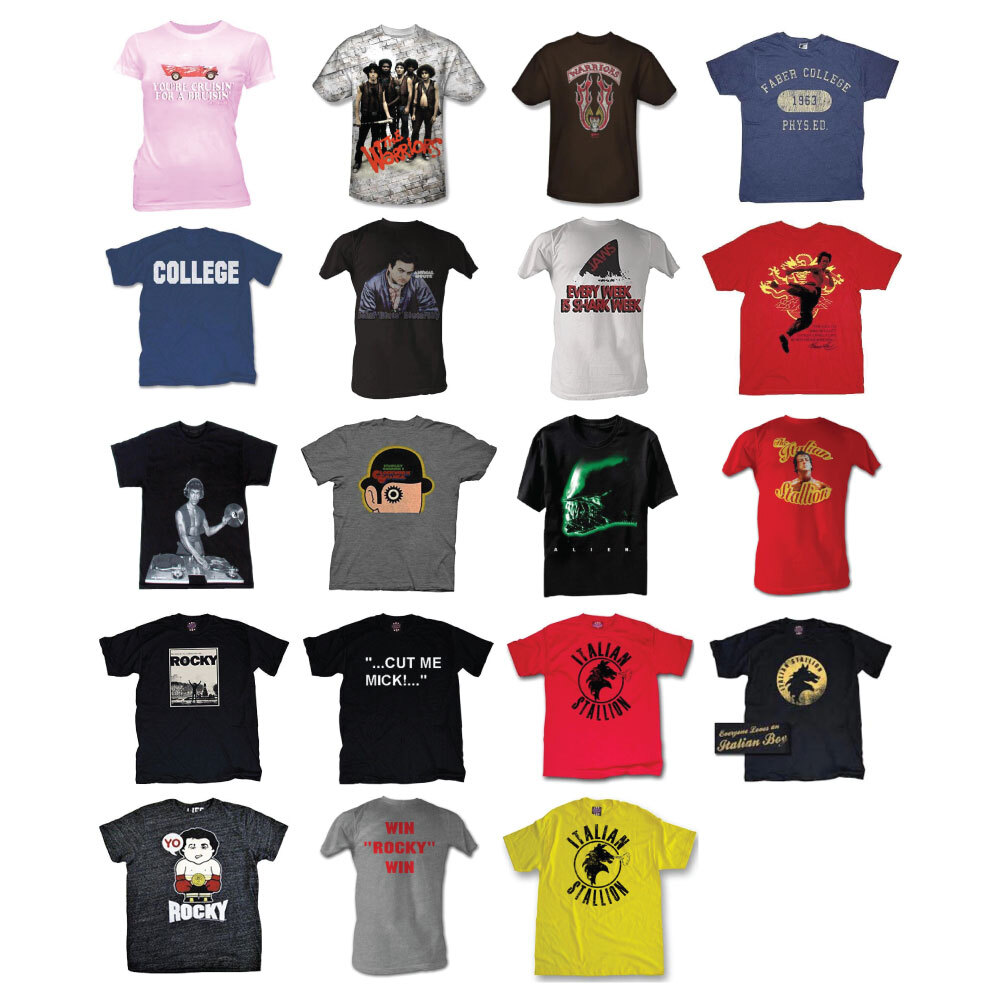 Vintage 70’s Movie-Inspired T-Shirt Collection Iconic Designs Various Sizes