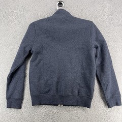 Superdry Men’s Sweat Jacket – Essential Logo Vintage Navy Track Large