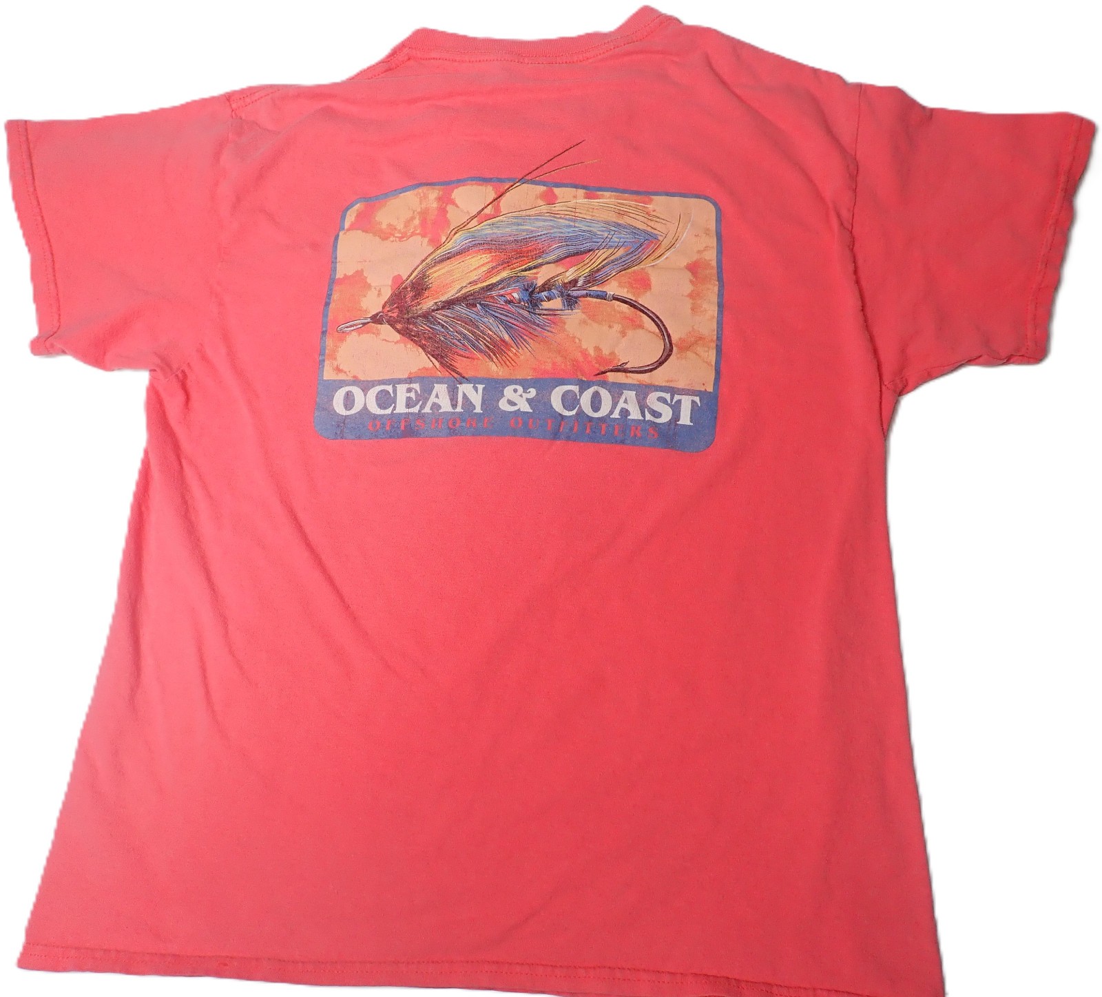 Fly Fishing T Shirt Ocean & Coast Coral Saltwater Lure Graphic Mens Medium gallery