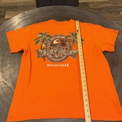 Rainforest Cafe Shirt Mens Large Orange Nashville Souvenir Graphic Tee