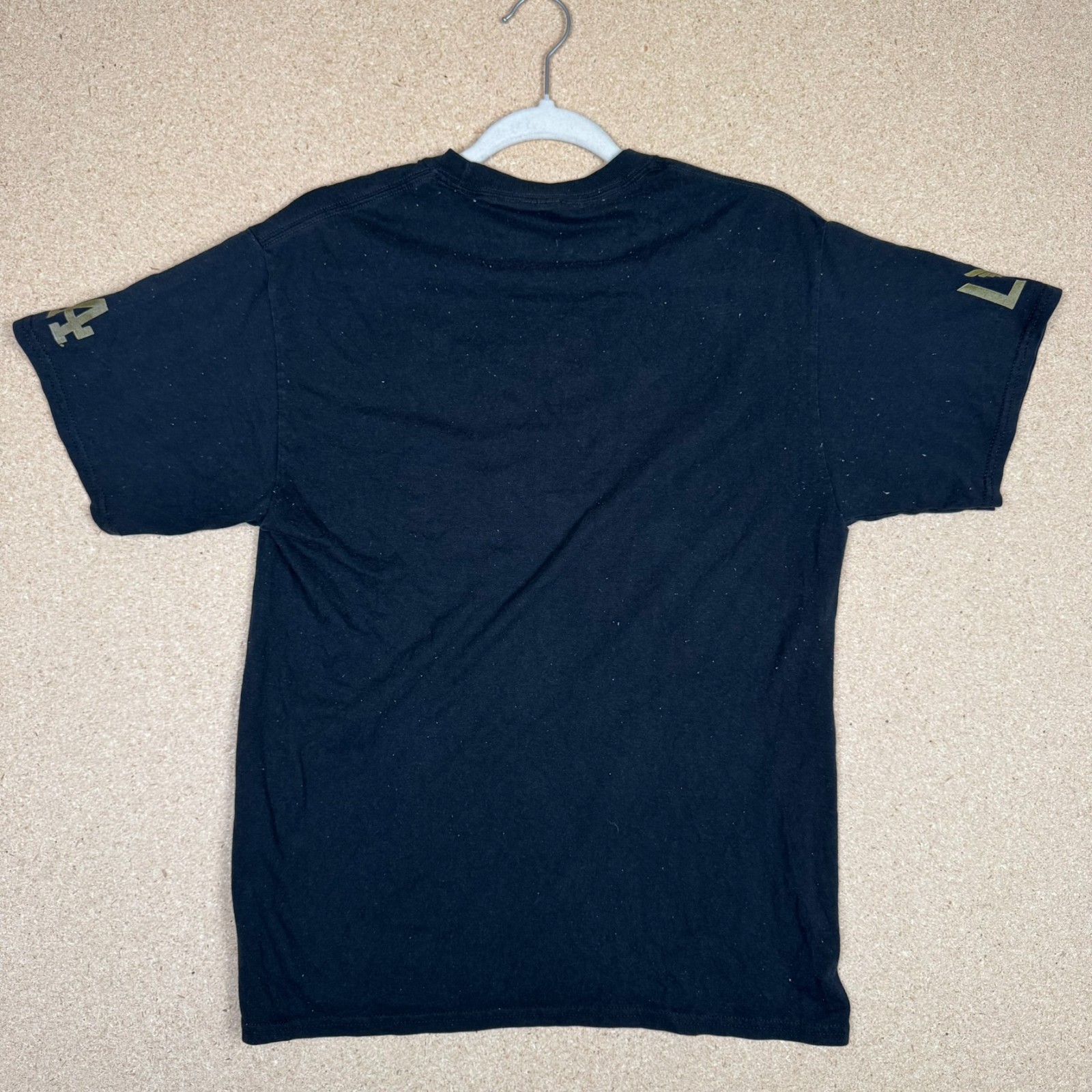 LAFC x LA Dodgers T-Shirt Adult Medium Black Gold Port & Company Core Blend gallery