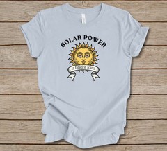 Solar Power Bright Idea Renewable Energy Green Comfort Tee