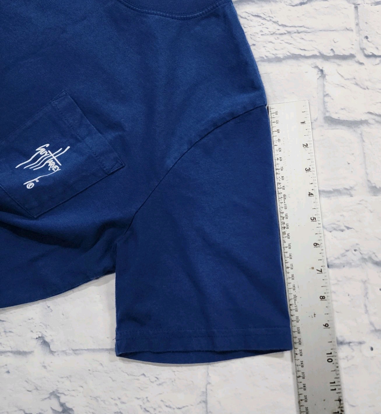 Guy Harvey MENS SIZE M Graphic T Shirt Blue Dolphin Marlin Aftco gallery