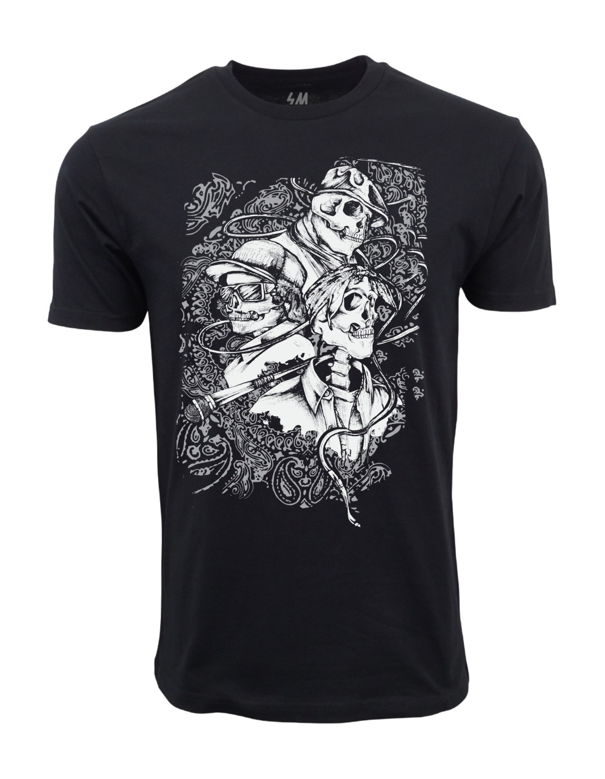Easy E - Tupac - Big skully Graphic T shirt gallery