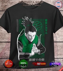 Shikamaru Nara Shirt Naruto Shippuden Itachi Anime Unisex Tee T-Shirt All Size