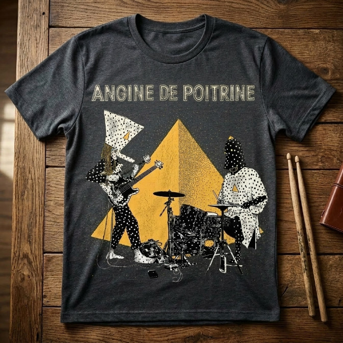 Angine de Poitrine Band Vintage Music T-Shirt TA79 gallery