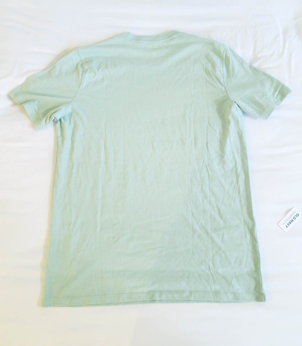 ~Old Navy Soft-Washed Tee Crew neck T-shirt M MT Medium-Tall Pale Glass Green gallery