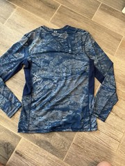 NWT Realtree Men’s Reversible Long Sleeve Performance Fishing Tee Small UPF30