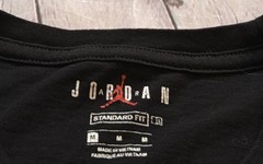 Jordan Tshirt Mens Medium Black Jumpman Air Logo Short Sleeve Standard Fit