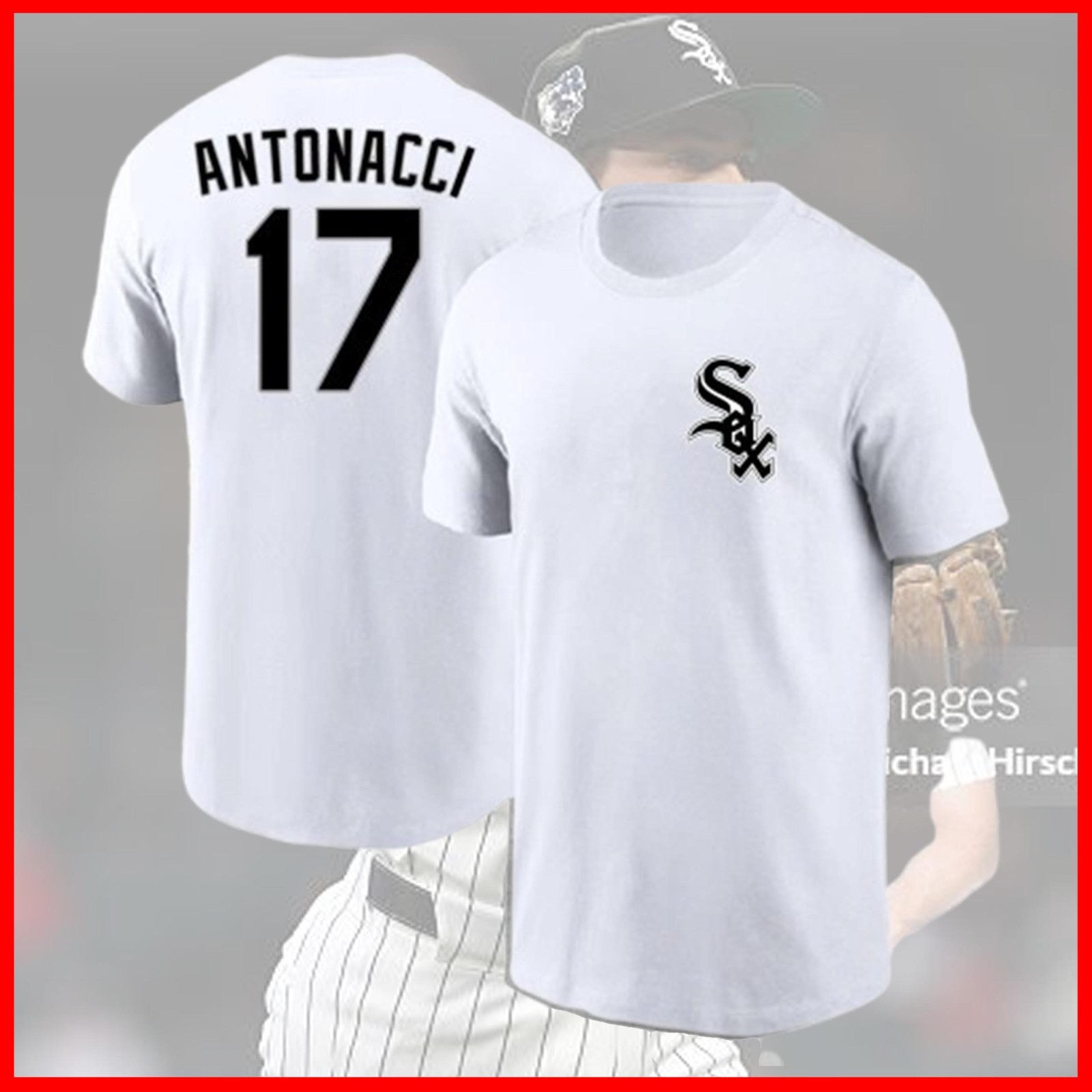 🔥 2026 Sam Antonacci #17 Chicago Baseball Team Name & Number Gifts For Fan gallery
