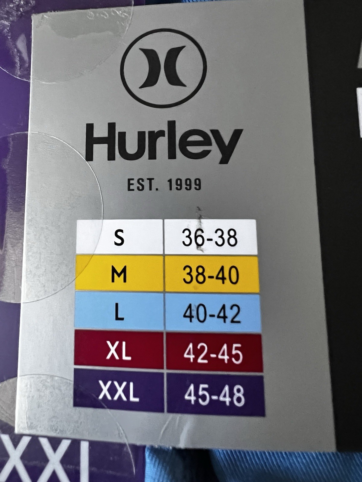 Hurley Men’s Hooded Long Sleeve UV Tee Shirt, Moisture Wicking Tagless Blue XXL gallery