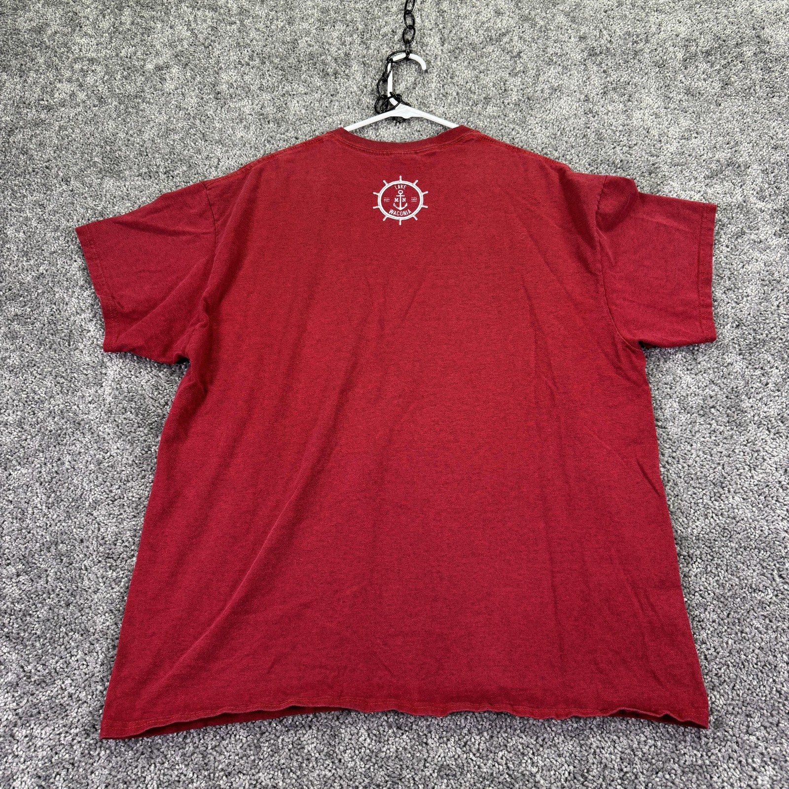 Gildan Shirt Mens XL Red Lake Waconia Arrows Graphic Tee Lake Nautical Casual gallery