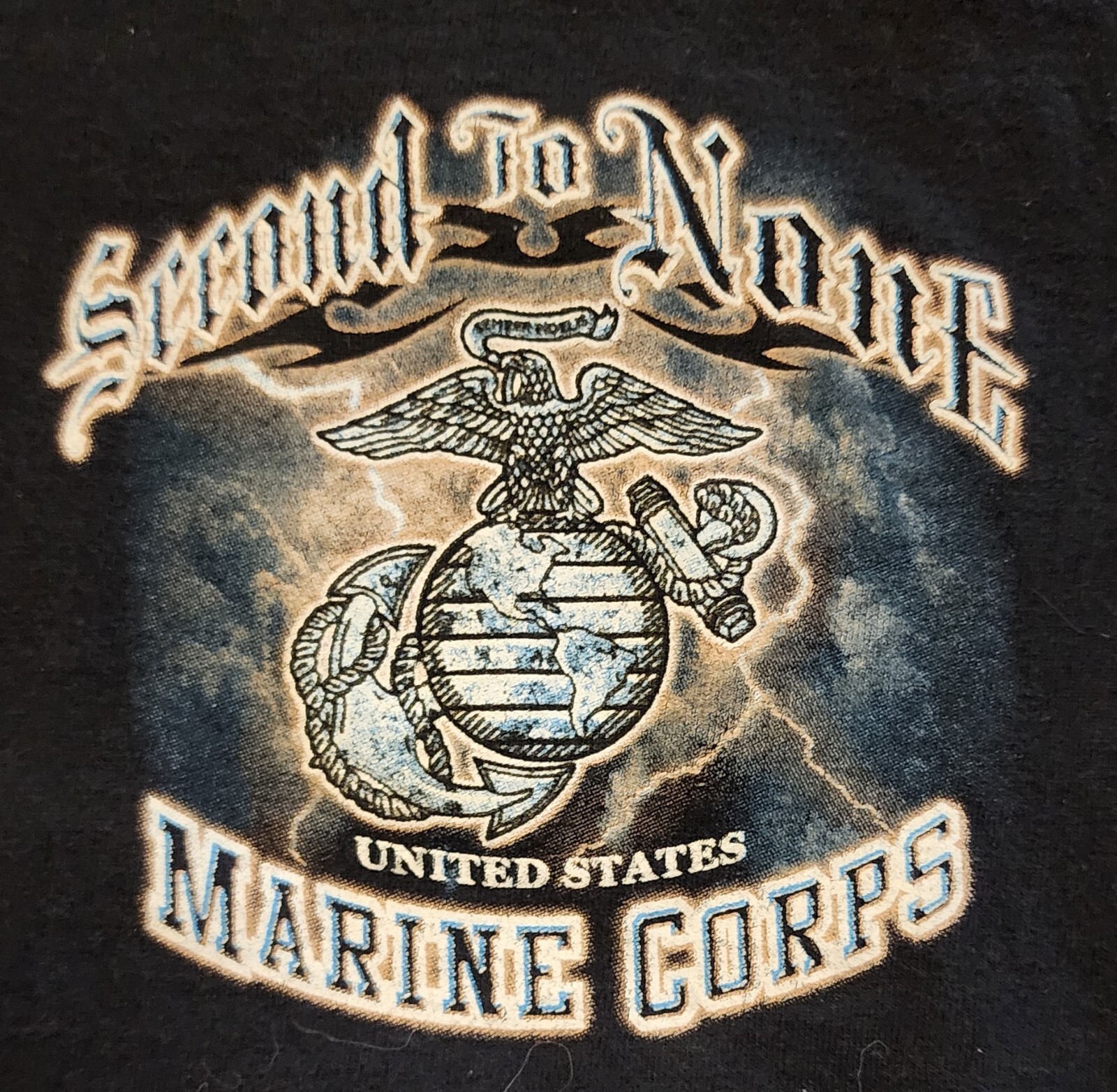 United States Marine Corp - Second to None Black XL T-Shirt gallery