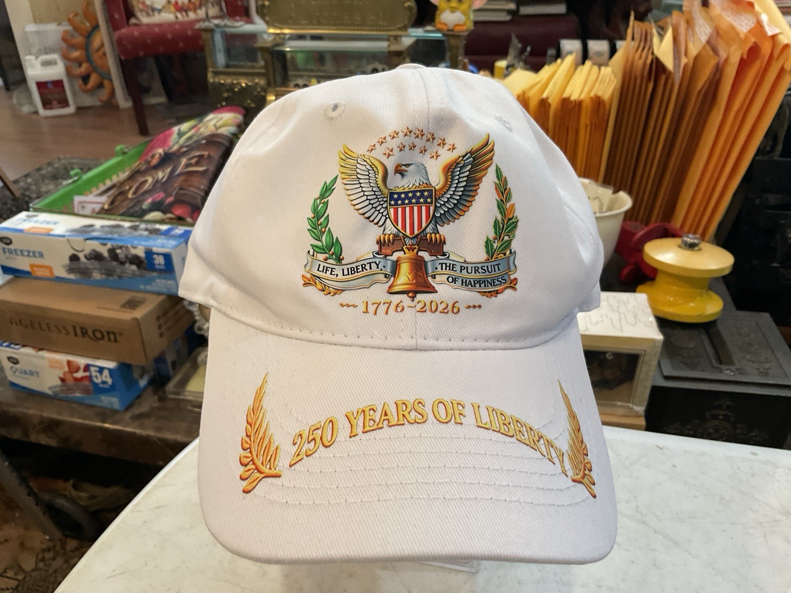250th ANNIVERSARY USA HAT/ CAP ADJUSTABLE UNITED STATES 100% COTTON/PRINTED gallery