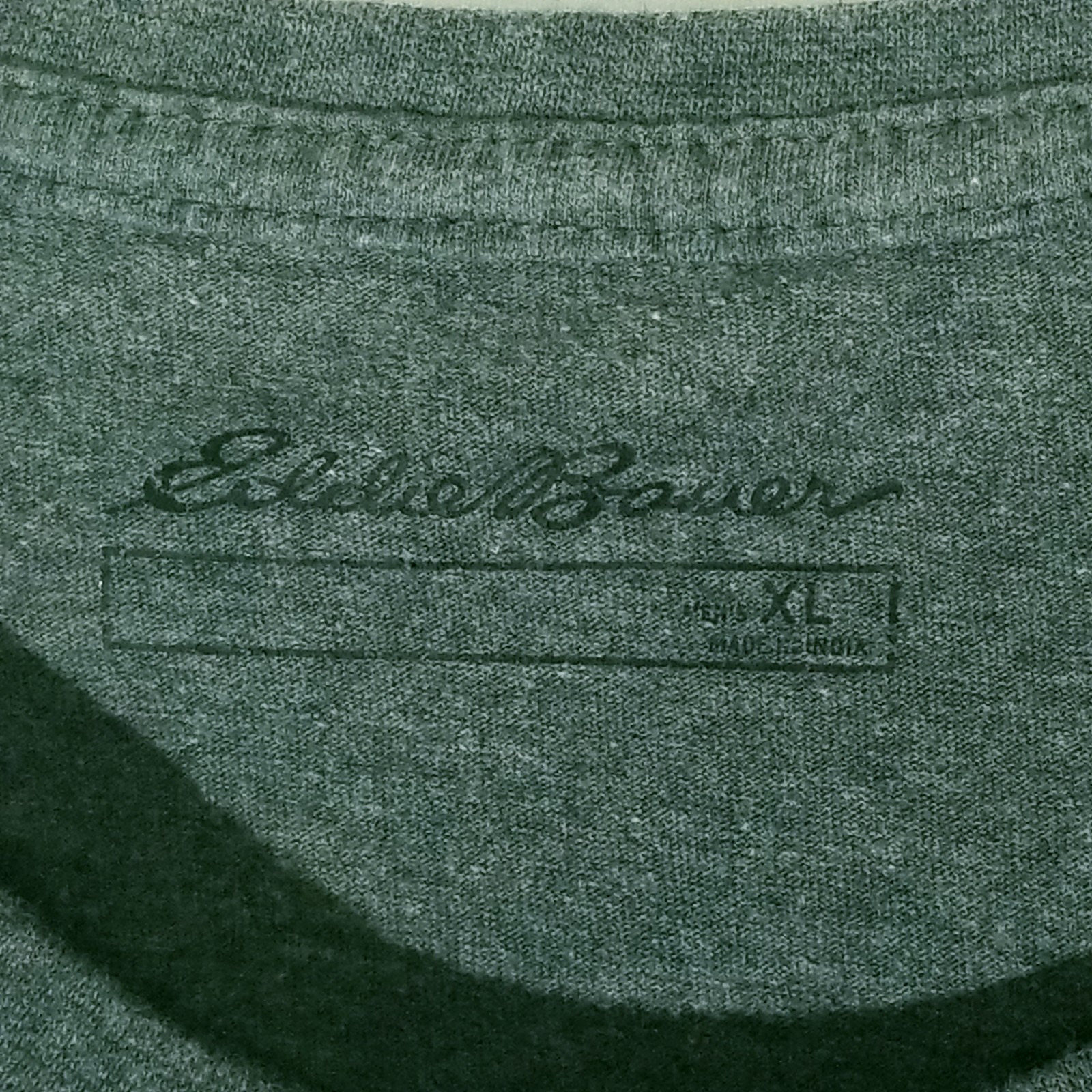 Eddie Bauer Shirt Men XL Gray Mountain Nature Outdoor Graphic Tee Cotton Blend gallery